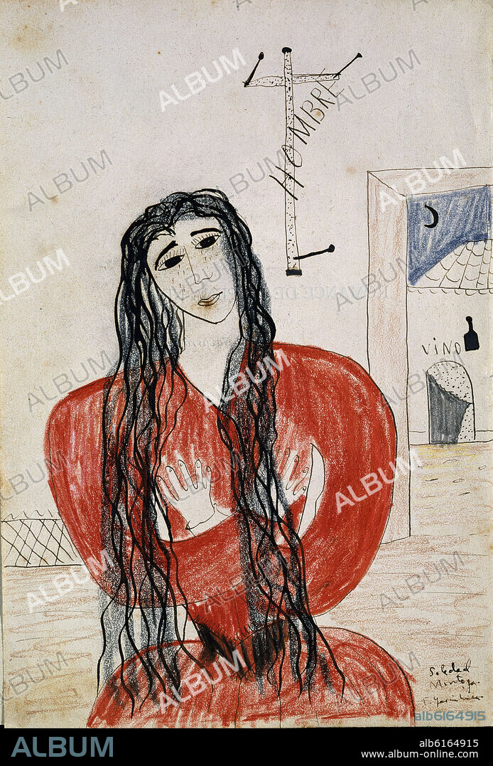 FEDERICO GARCÍA LORCA. DIBUJO-SOLEDAD MONTOYA.