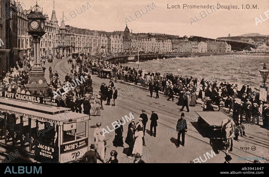 Loch Promenade, Douglas, Isle of Man, c1920. [Valentine's & Sons Ltd., Dundee and London].