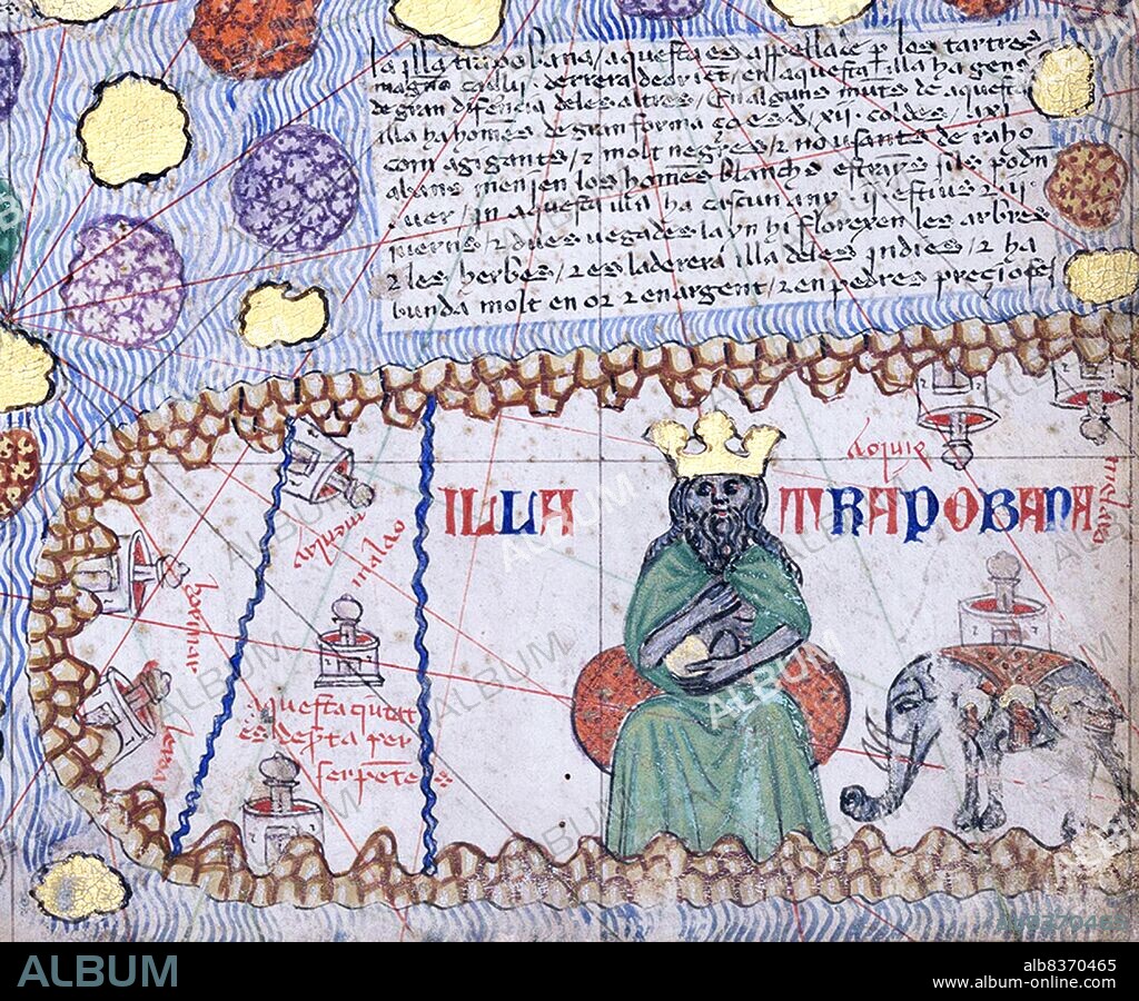 The Catalan Atlas (1375) is the most important Catalan map of the medieval period. It was produced by the Majorcan cartographic school and is attributed to Cresques Abraham, a Jewish book illuminator who was self-described as being a master of the maps of the world as well as compasses. It has been in the royal library of France (now the Bibliotheque nationale de France) since the late 14th century.