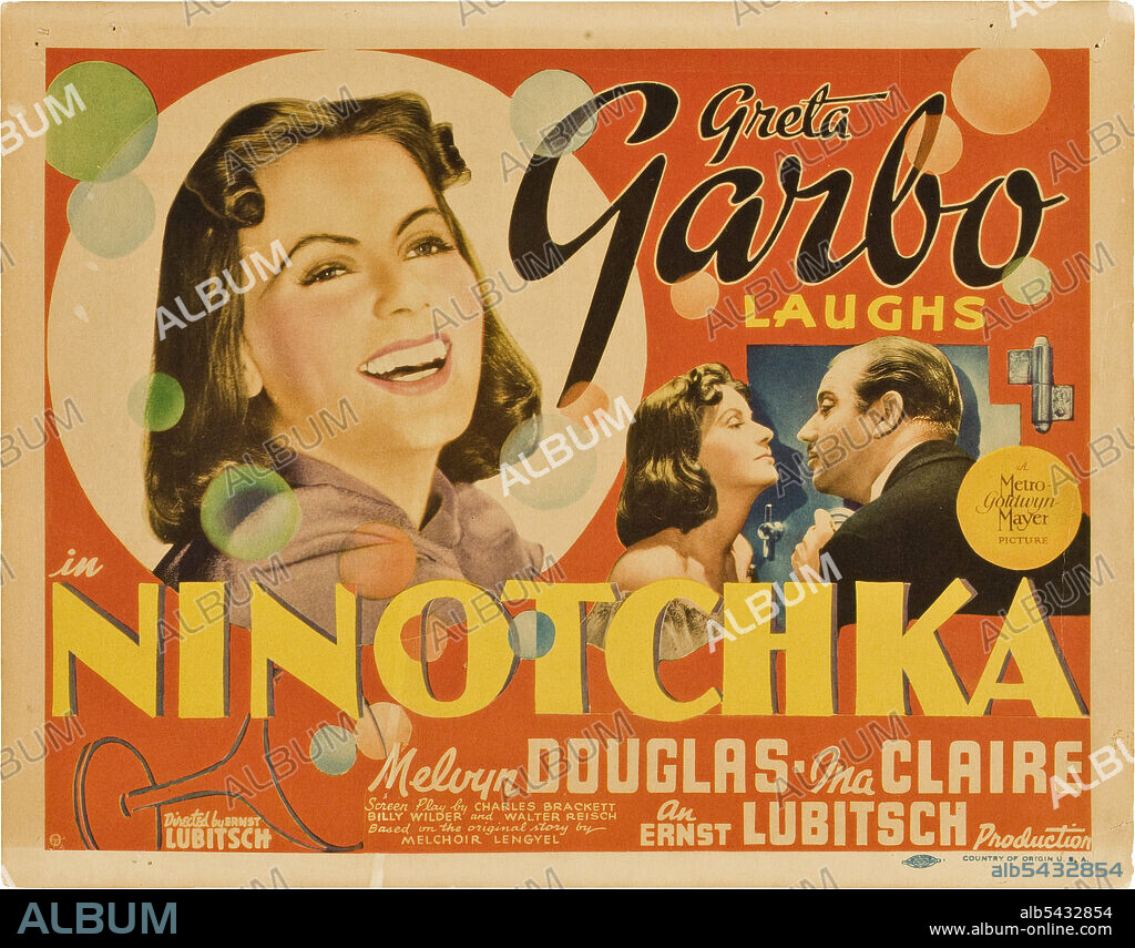 GRETA GARBO in NINOTCHKA, 1939, directed by ERNST LUBITSCH. Copyright M.G.M.