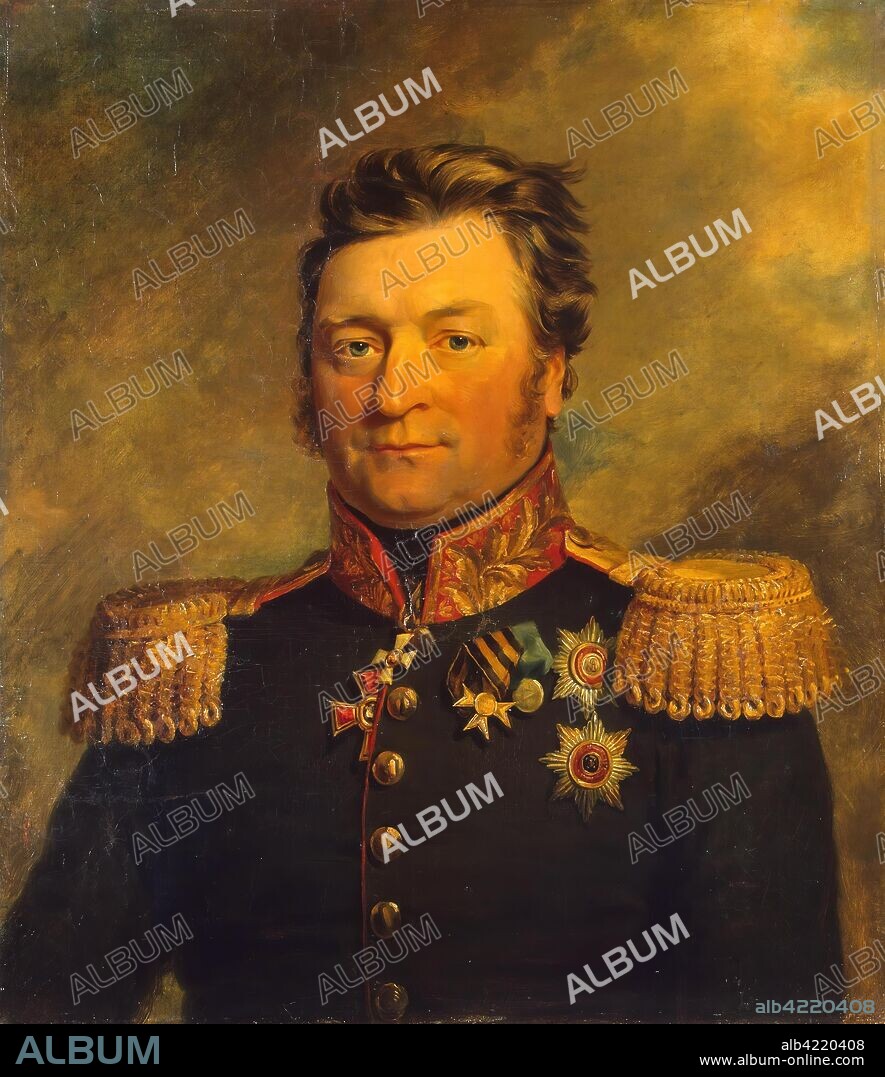 GEORGE DAWE (AND WORKSHOP). 'Portrait of Alexander L. Voinov (1768/70-1832)'. The Military Gallery of the Winter Palace. No later than 1825. Dimensions: 70x62,5 cm.