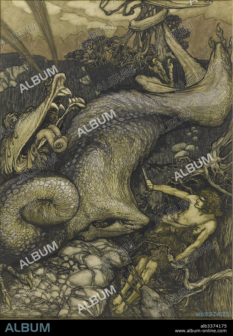 ARTHUR RACKHAM. Sigurd the Dragon Slayer.