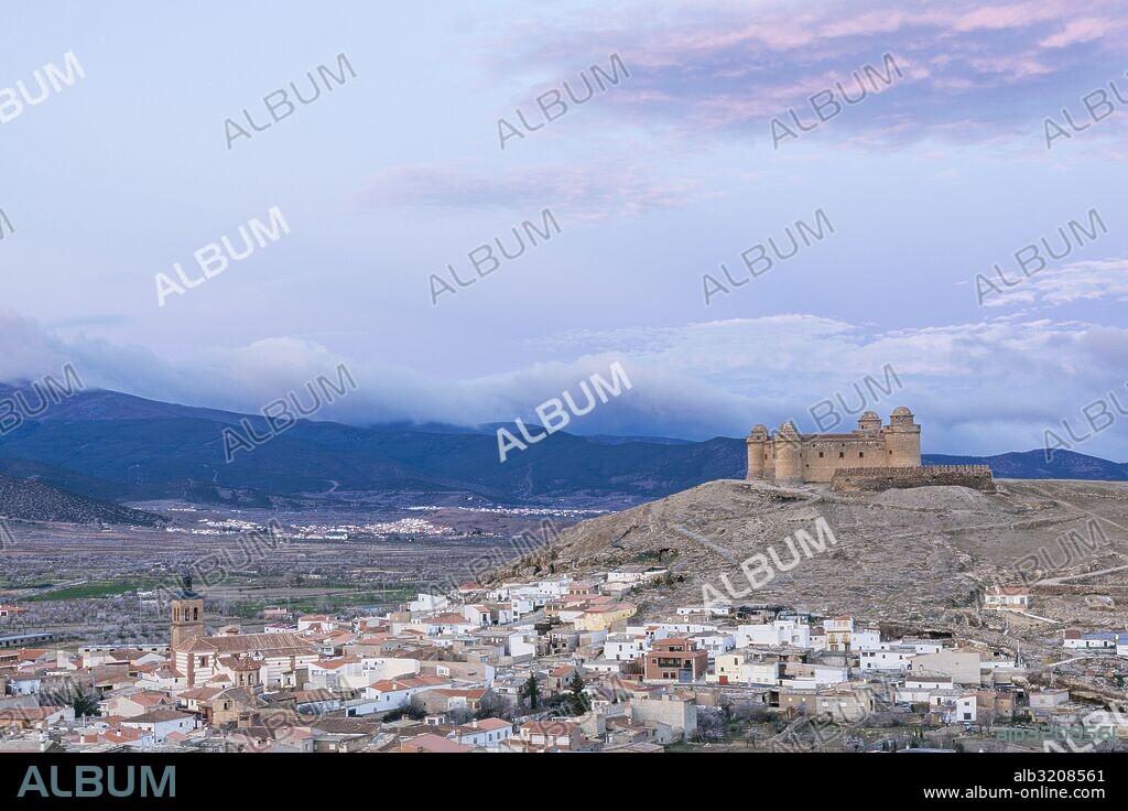 castillo de La Calahorra ,marquesado del Cenete,municipio de La Calahorra, provincia de Granada, comunidad autónoma de Andalucía, Spain.
