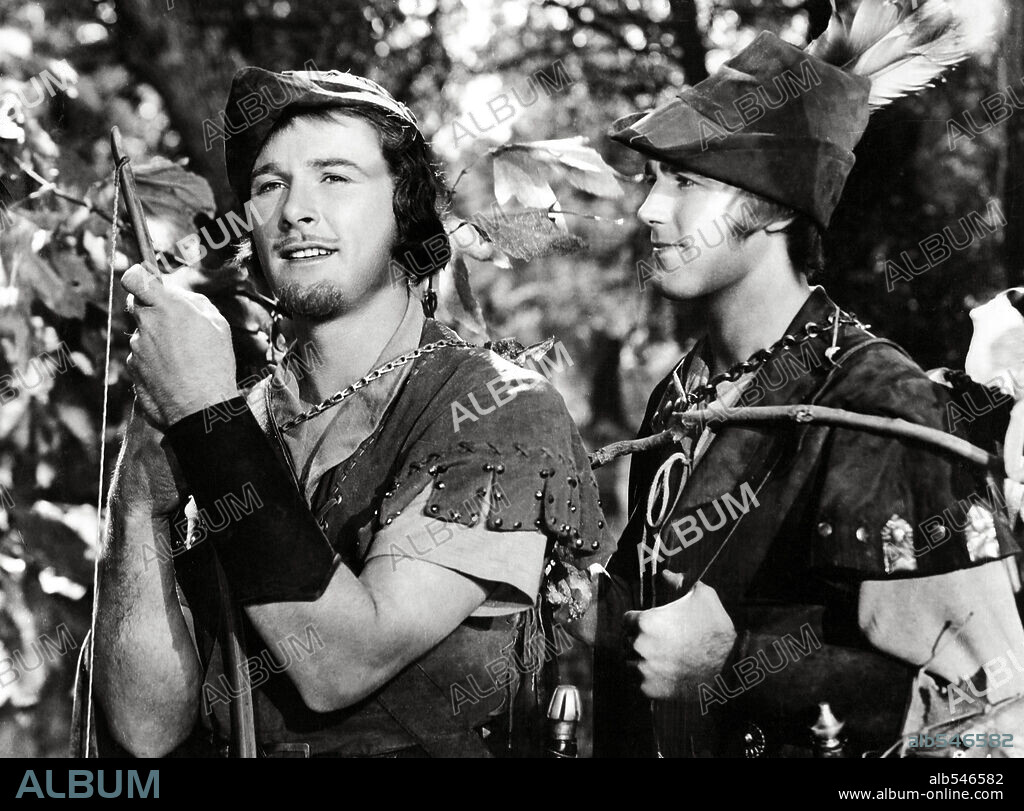 ERROL FLYNN in THE ADVENTURES OF ROBIN HOOD, 1938, unter der Regie von MICHAEL CURTIZ und WILLIAM KEIGHLEY. Copyright WARNER BROTHERS.