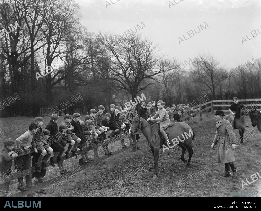 Hurst Riding School at Merton Court . 1937.
