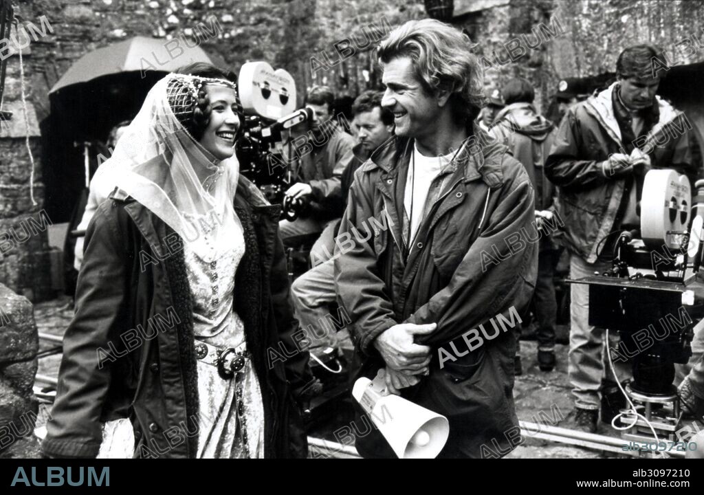 MEL GIBSON et SOPHIE MARCEAU dans BRAVEHEART, 1995, réalisé par MEL GIBSON. Copyright 20TH CENTURY FOX.