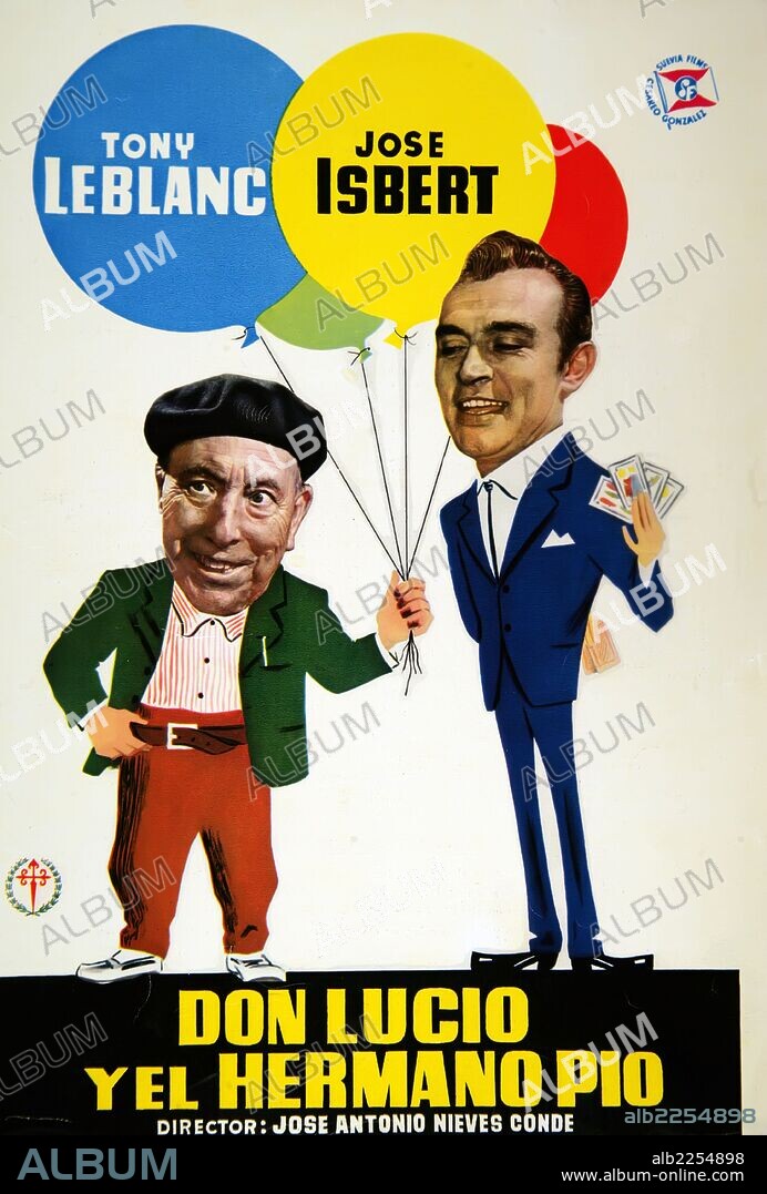 PELICULA : DON LUCIO Y EL HERMANO PIO , 1960. DIRECTOR : JOSE ANTONIO NIEVES CONDE. ACTORES : TONY LEBLANC , JOSE ISBERT.
