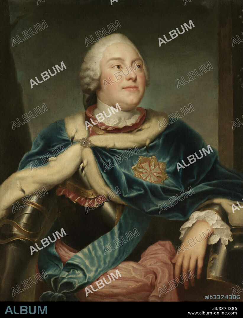 ANTON RAPHAEL MENGS. Portrait of Frederick Christian, Elector of Saxony (1722-1763).