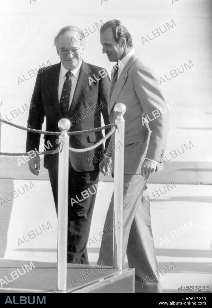 6 octubre 1983. Viaje A España del presidente de Colombia Belisario Betancourt.
