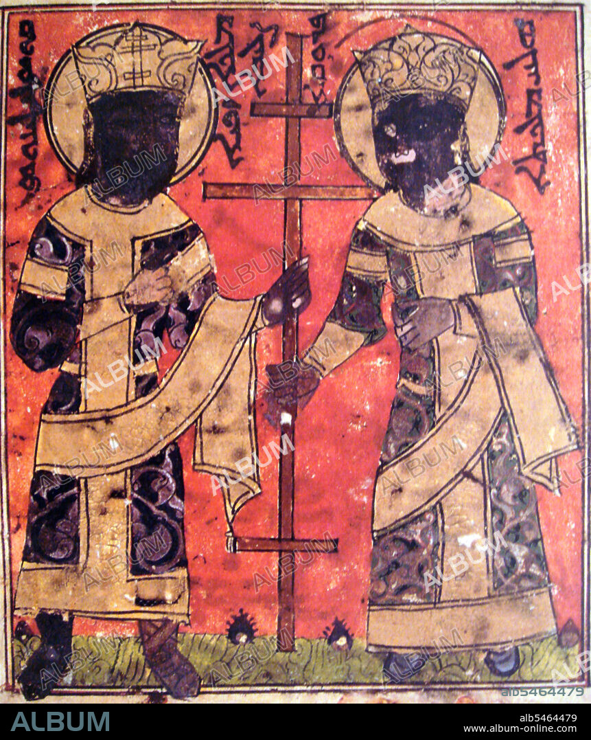 Hulagu Khan, also known as Hülegü, Hulegu or Halaku (c. 1217 – 8 February 1265), was a Mongol ruler who conquered much of Southwest Asia. Son of Tolui and the Kerait princess Sorghaghtani Beki, he was a grandson of Genghis Khan, and the brother of Arik Boke, Möngke Khan and Kublai Khan. Hulagu's army greatly expanded the southwestern portion of the Mongol Empire, founding the Ilkhanate of Persia, a precursor to the eventual Safavid dynasty, and then the modern state of Iran. Doquz Khatun (also spelled Dokuz Khatun) was a Turkic Kerait princess of the 13th century, who was married to the Mongol ruler Hulagu. Their son Abaqa succeeded Hulagu upon his death. She was known to accompany Hulagu on campaigns. At the Sack of Baghdad in 1258, the Mongols massacred tens of thousands of inhabitants, but by the order of Doquz, the Christians were spared. Doquz Khatun was a Nestorian Christian, and is often mentioned as a great benefactor of the Christian faith. When Mongol envoys were sent to Europe, they also tried to use Doquz's Christianity to advantage, by claiming that Mongol princesses such as Doquz and Sorghaghtani Beki were daughters of the legendary Prester John. She died in 1265, the same year as her husband.