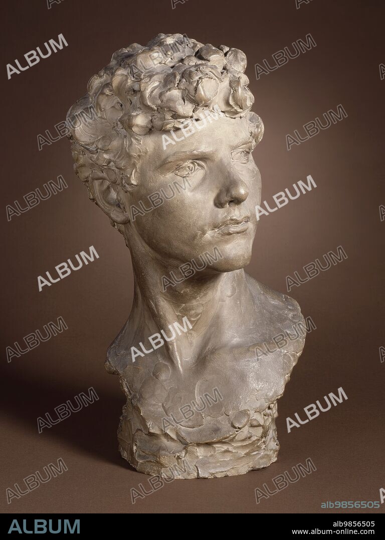 PAUL DE VIGNE. Head of a Young Roman, between 1880 and 1885.
