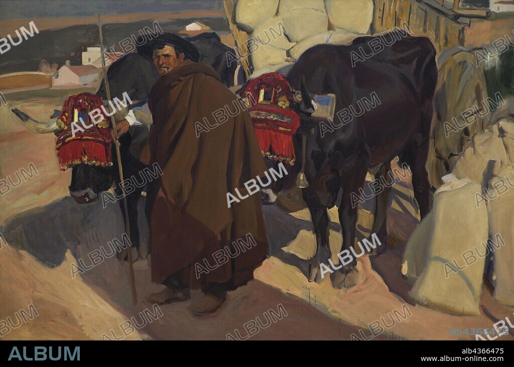 Joaquín Sorolla y Bastida (1863-1923). Pintor español. El boyero castellano, 1913. Museo de Bellas Artes. La Coruña. Galicia. España.