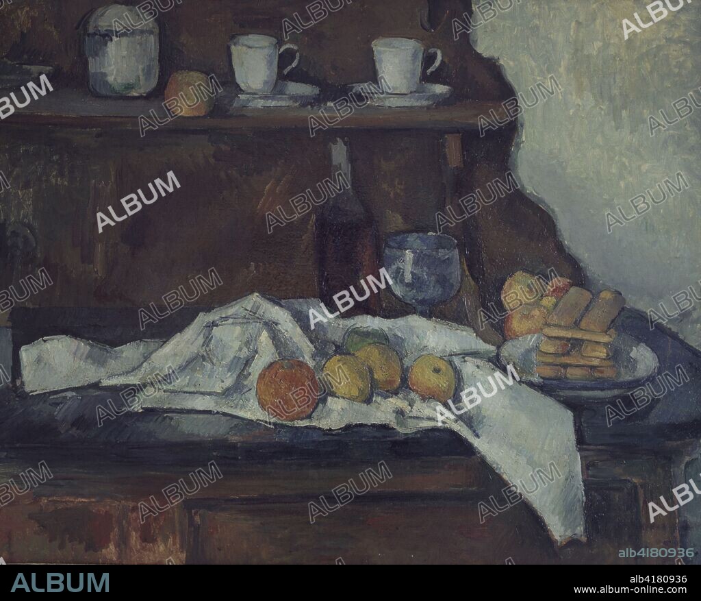 CEZANNE PAUL (1839-1906). CEZANNE , PAUL PINTOR FRANCES . 1838 - 1906 " EL APARADOR "  " EL BUFFET ", OLEO 1877 SZEPMUVESZETI MUZEUM . BUDAPEST.
