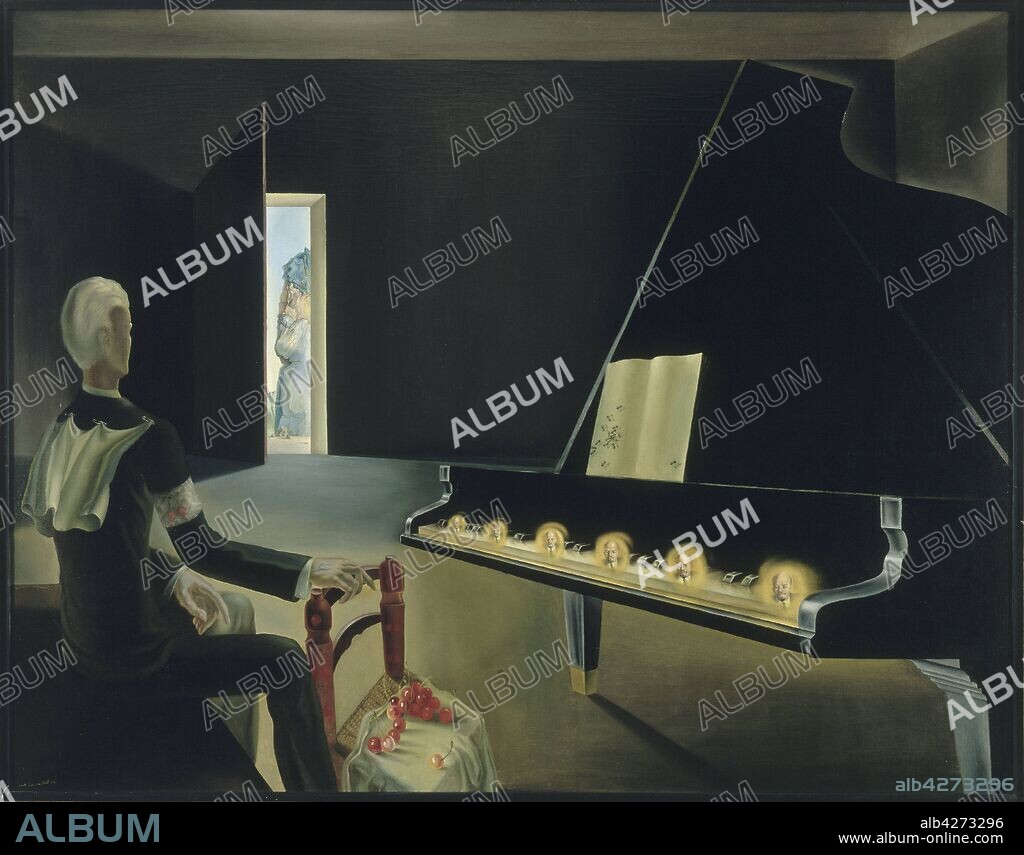 SALVADOR DALÍ. Hallucination partial. Six images de Lénine sur un piano (Partial Hallucination: Six Images of Lenin on a Grand Piano.