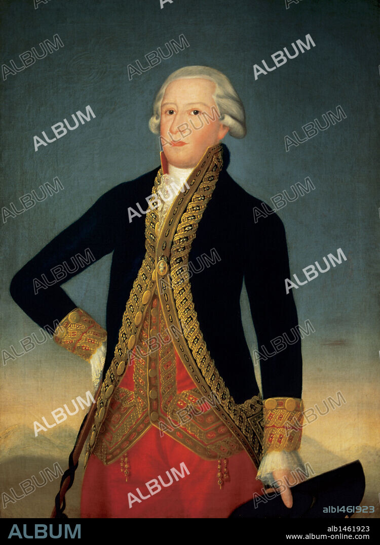 GASPAR MELCHOR DE JOVELLANOS (1744-1811). Escritor y político español. Nombrado por Godoy secretario de Gracia y Justicia. S. XVIII-XIX (S. XVIII-S. XIX). Retrato realizado por Antonio Carnicero (1748-1814). Colección particular. Madrid.