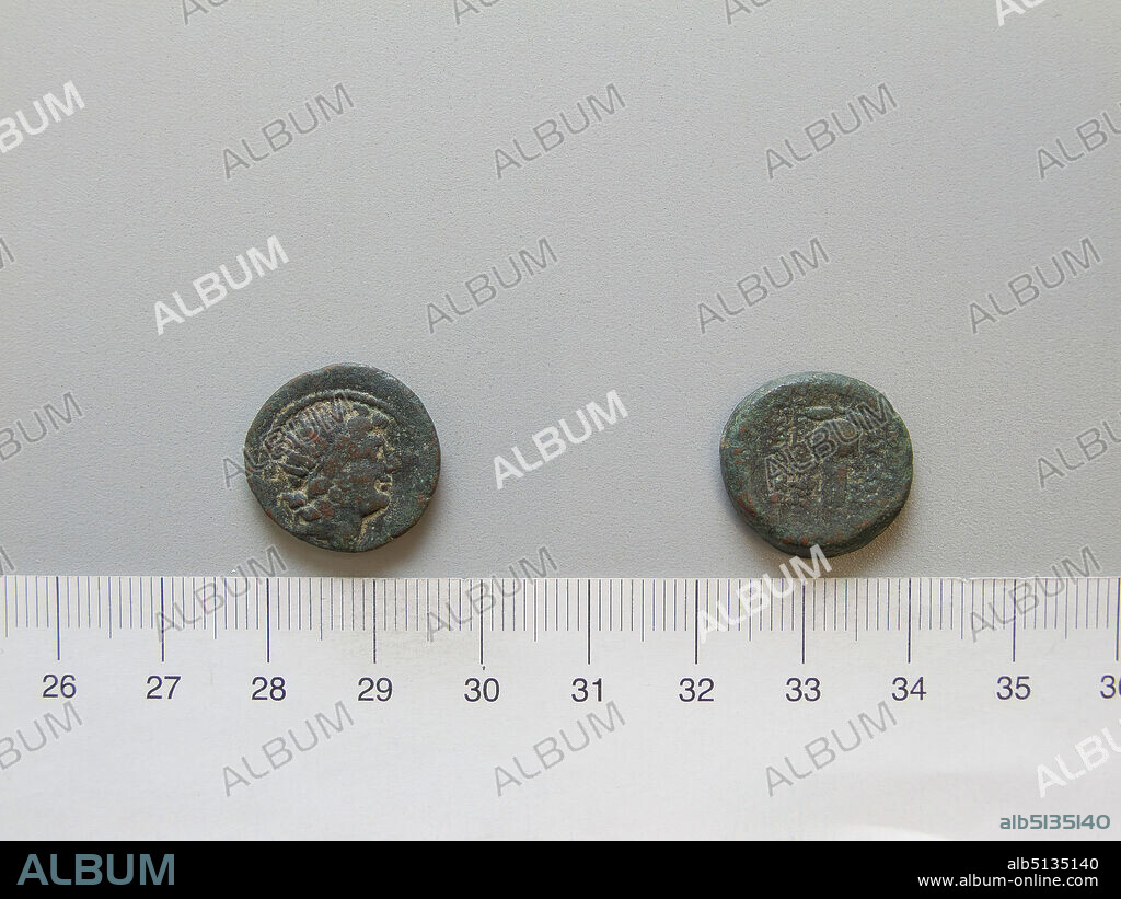 Ruler: Cleopatra, Seleucid queen, 125121 B.C.Ruler: Antiochus VIII (Grypus), King of the Seleucid Empire, ruled 12596 B.C.Mint: Antioch, Coin of Antiochus VIII (Grypus), King of the Seleucid Kingdom; Cleopatra from Antioch, 125121 B.C., Copper, 5.32 g, 6:00, 17.8 mm, Made in Antioch, Syria, Greek, 2nd century B.C., Numismatics.