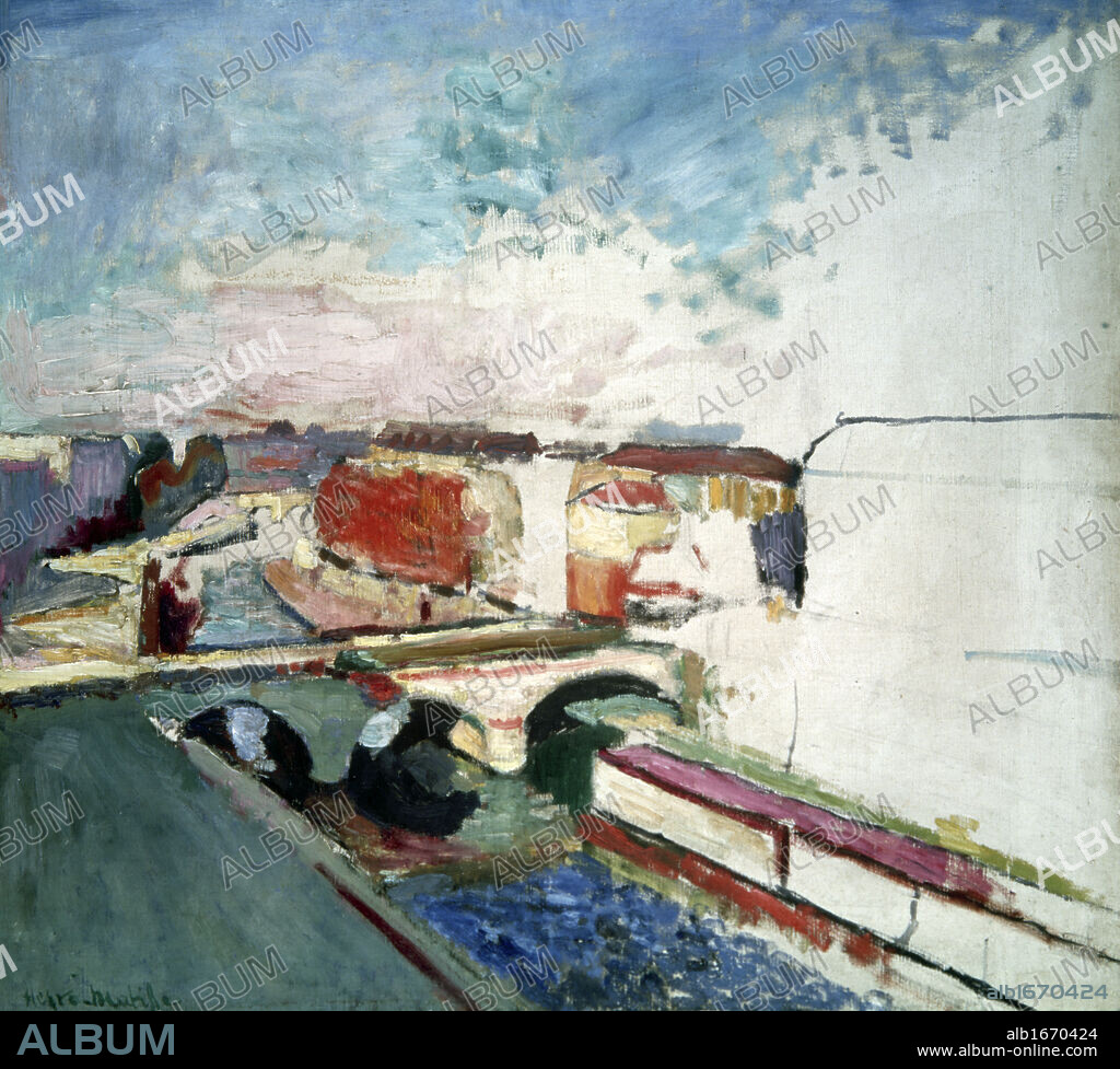 Pont Saint Michel in Paris by Henri Matisse, 1869-1954.