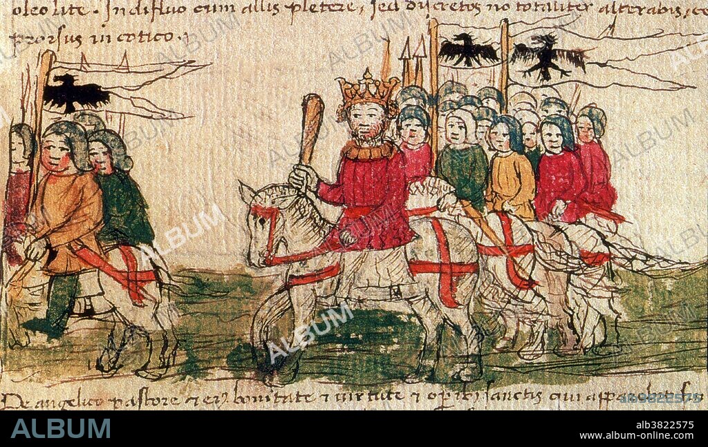 The Third Crusade (1189-92) was an attempt by European leaders to reconquer the Holy Land from Saladin. The elderly Holy Roman Emperor Frederick I Barbarossa responded to the call immediately. He took up the Cross at Mainz Cathedral in 1188 and was the first to set out for the Holy Land in 1189 with an army of about 100,000 men, including 20,000 knights. The Byzantine Emperor Isaac II Angelus made a secret alliance with Saladin to impede Frederick's progress in exchange for his empire's safety. Meanwhile, the Sultanate of Rum promised Frederick safety through Anatolia, but after much raiding Frederick lost patience and on May 18, 1190, the German army sacked the capital of the Sultanate, Iconium. While crossing the Saleph River on June 10, 1190, Frederick's horse slipped, throwing him against the rocks. Weak and wounded he drowned before he could be rescued. Much of his army returned to Germany in anticipation of the upcoming Imperial election. The Emperor's son, Frederick of Swabia, led the remaining 5,000 men to Antioch. There, the Emperor's body was boiled to remove the flesh, which was interred in the Church of St. Peter; his bones were put in a bag to continue the crusade.