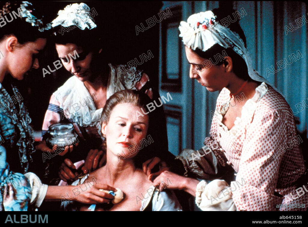 GLENN CLOSE en LAS AMISTADES PELIGROSAS, 1988 (DANGEROUS LIAISONS), dirigida por STEPHEN FREARS. Copyright WARNER BROTHERS.