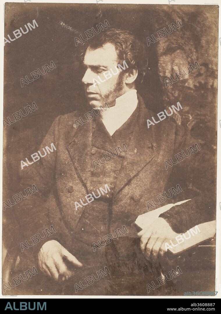 ROBERT ADAMSON and DAVID OCTAVIUS HILL. [Man]. Artist: David Octavius Hill (British, Perth, Scotland 1802-1870 Edinburgh, Scotland); Robert  Adamson (British, St. Andrews, Scotland 1821-1848 St. Andrews, Scotland). Photography Studio: Hill and Adamson (British, active 1843-1848). Date: 1843-47.