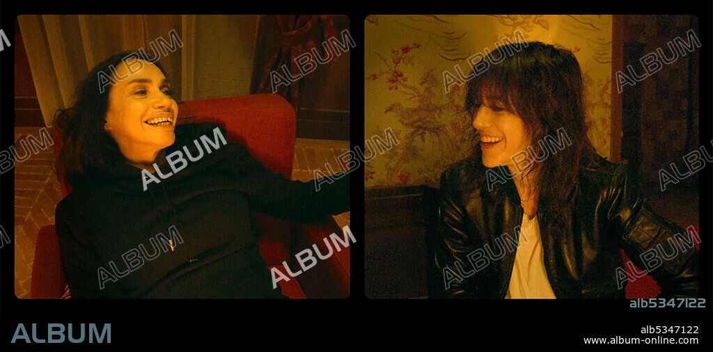 BEATRICE DALLE et CHARLOTTE GAINSBOURG dans LUX AETERNA, 2019, réalisé par GASPAR NOE. Copyright Vixens / Les Cinemas de la zone.