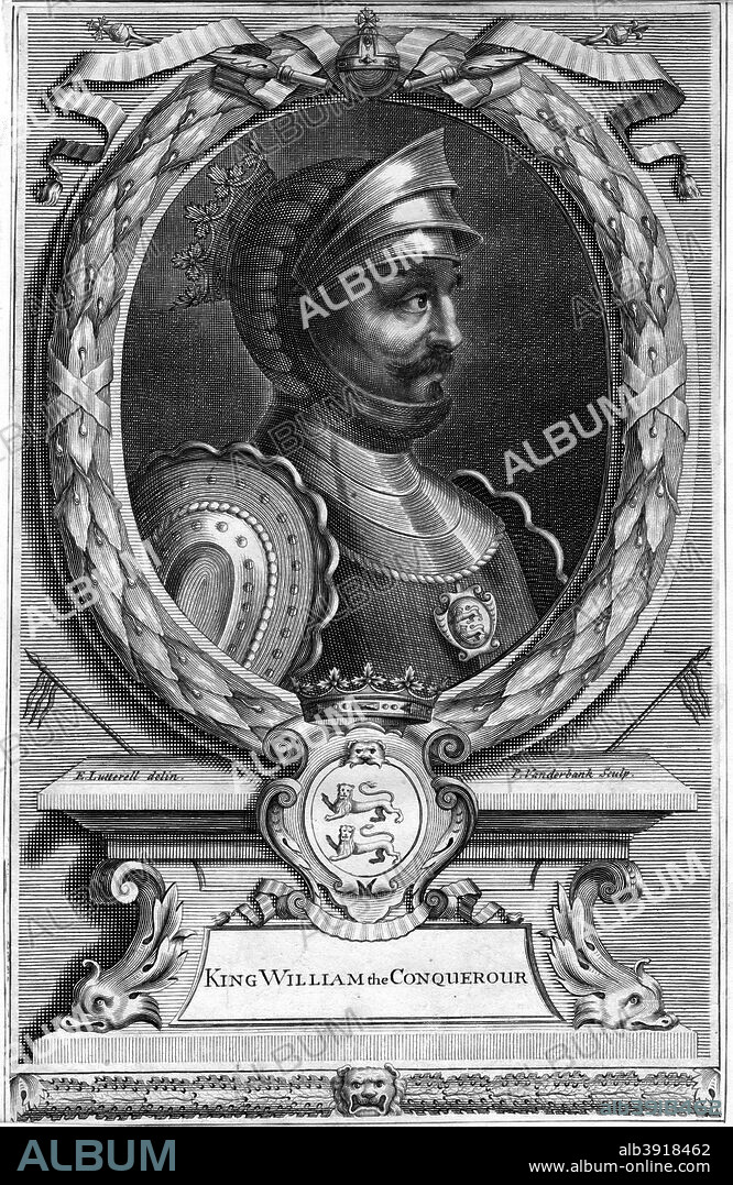 William the Conqueror. Portrait of William I of England (1028-1087), also known as William the Conqueror, who ruled from 1066 until his death.