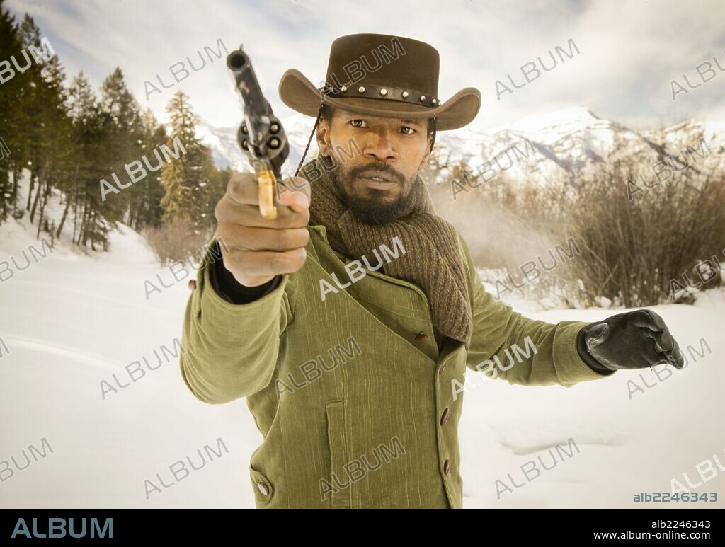 JAMIE FOXX en DJANGO DESENCADENADO, 2012 (DJANGO UNCHAINED), dirigida por QUENTIN TARANTINO. Copyright COLUMBIA PICTURES.