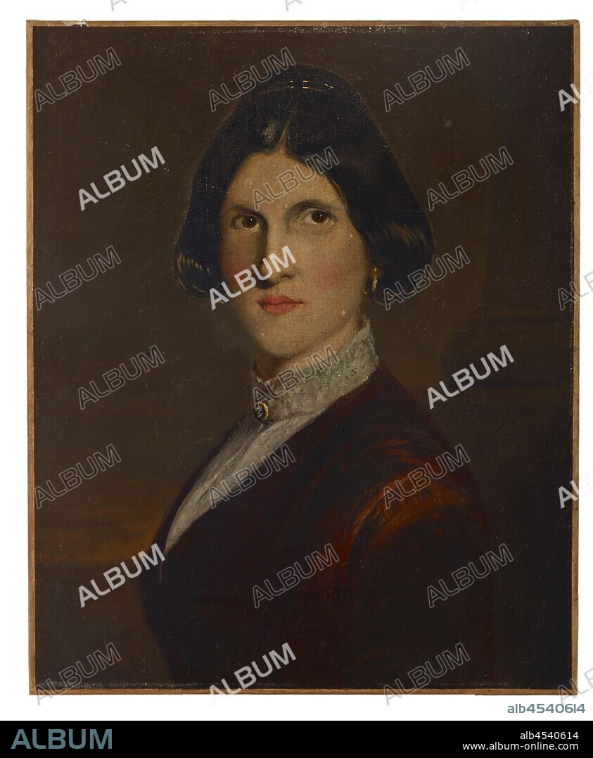Jane Rimmer (Sister of the Artist), William Rimmer (American, 1816-1879), about 1851-1856, oil on canvas, 22-1/4 x 18-1/8 in. (canvas) 30 x 26-3/8 x 3-1/4 in. (framed), American Painting and Sculpture to 1945.