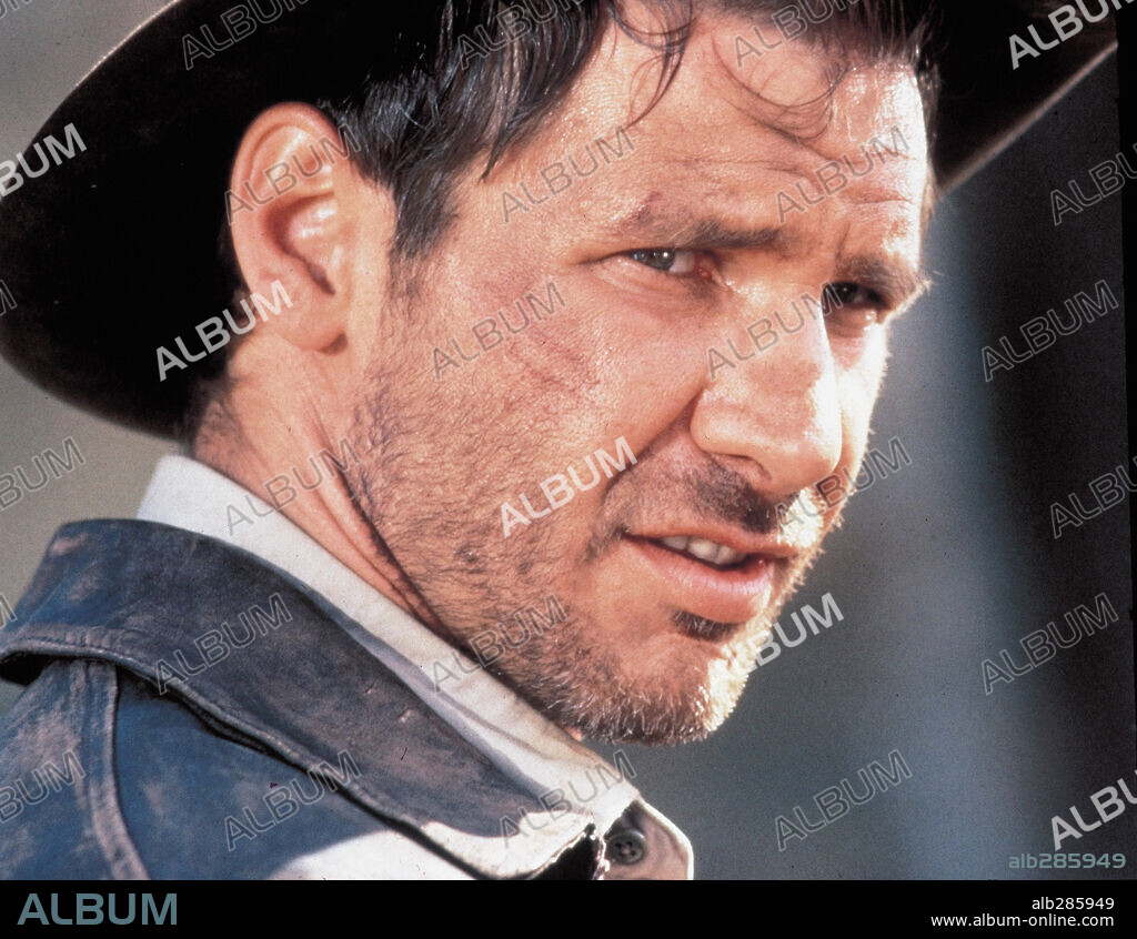 HARRISON FORD en INDIANA JONES Y EL TEMPLO MALDITO, 1984 (INDIANA JONES AND THE TEMPLE OF DOOM), dirigida por STEVEN SPIELBERG. Copyright LUCASFILM LTD/PARAMOUNT.