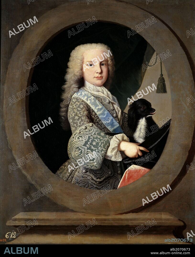 Jean Ranc / 'El infante-cardenal Luis Antonio de Borbón y Farnesio, niño', Hacia 1731, Escuela Francesa, Óleo sobre Lienzo, 105 cm x 84 cm, P02265.