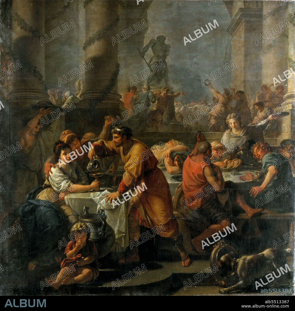 ANTOINE-FRANÇOIS CALLET. Winter or The Saturnalia.