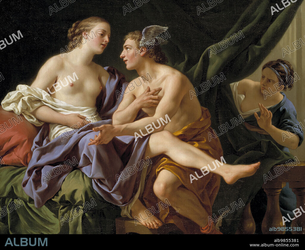 LOUIS JEAN FRANCOIS LAGRENEE. Mercury, Herse and Aglaura, 1767.