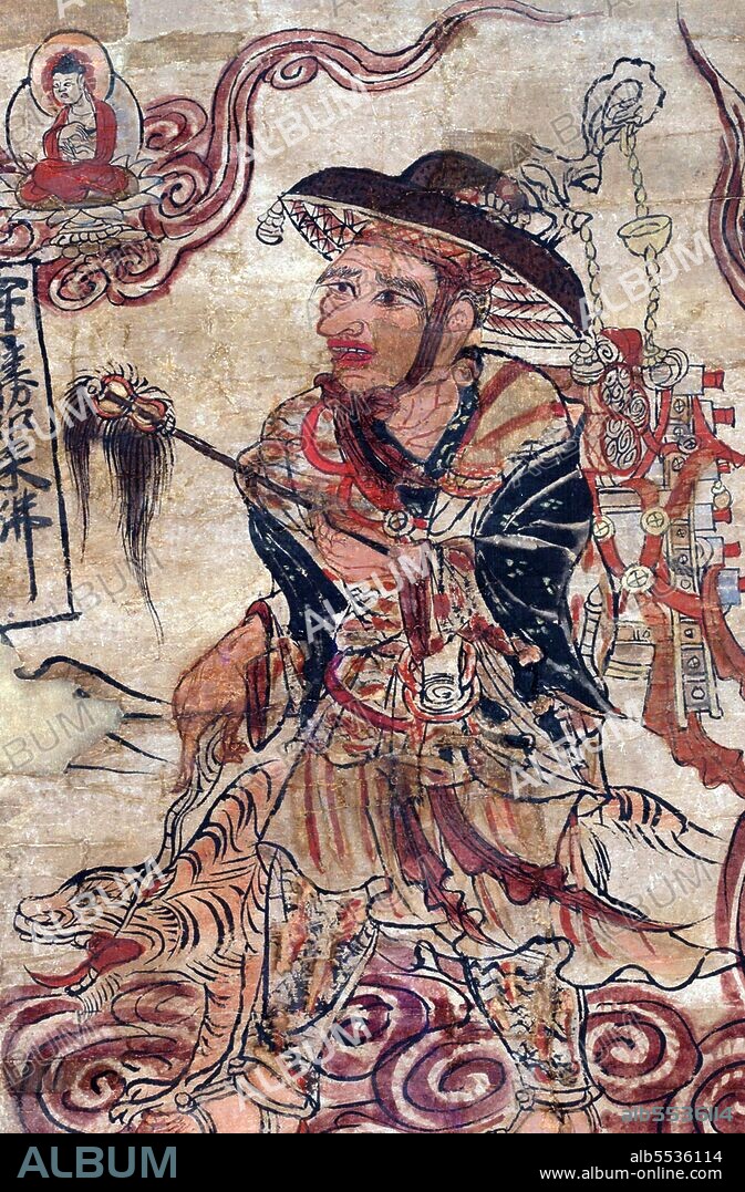 Xuanzang ( Wade–Giles: Hsüan-tsang, c. 602 – 664) was a famous Chinese Buddhist monk, scholar, traveler, and translator who described the interaction between China and India in the early Tang period. Born in Henan province of China in 602 or 603, from boyhood he took to reading sacred books, including the Chinese Classics and the writings of the ancient sages. While residing in the city of Luoyang, Xuanzang entered Buddhist monkhood at the age of thirteen. Due to the political and social unrest caused by the fall of the Sui dynasty, he went to Chengdu in Sichuan, where he was ordained at the age of twenty. From Xingdu, he travelled throughout China in search of sacred books of Buddhism. At length, he came to Chang'an, then under the peaceful rule of Emperor Taizong of Tang. Here Xuanzang developed the desire to visit India. He knew about Faxian's visit to India and, like him, was concerned about the incomplete and misinterpreted nature of the Buddhist scriptures that reached China. He became celebrated for his seventeen year overland journey to India, which is recorded in detail in his autobiography and a biography, and which provided the inspiration for the epic novel Journey to the West.