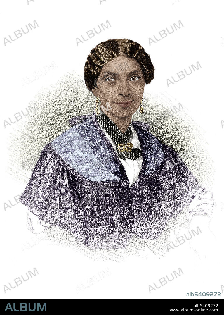 Mary Smith Peake (1823 - February 22, 1862) was an African American teacher who taught the children of former slaves under a large oak tree that later became known as the Emancipation Oak. The American Missionary Association paid her salary as its first black teacher. Soon the AMA provided Peake with Brown Cottage, considered the first facility of Hampton Institute (Hampton University). Engraving by Frederick W. Halpin, 1863.