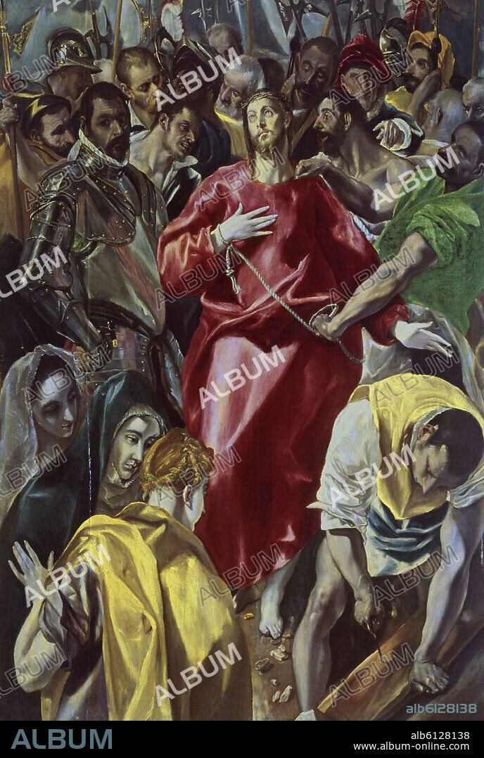 EL GRECO. 'El Expolio de Cristo', 1577-1579, Óleo sobre lienzo, 285 x 173 cm.