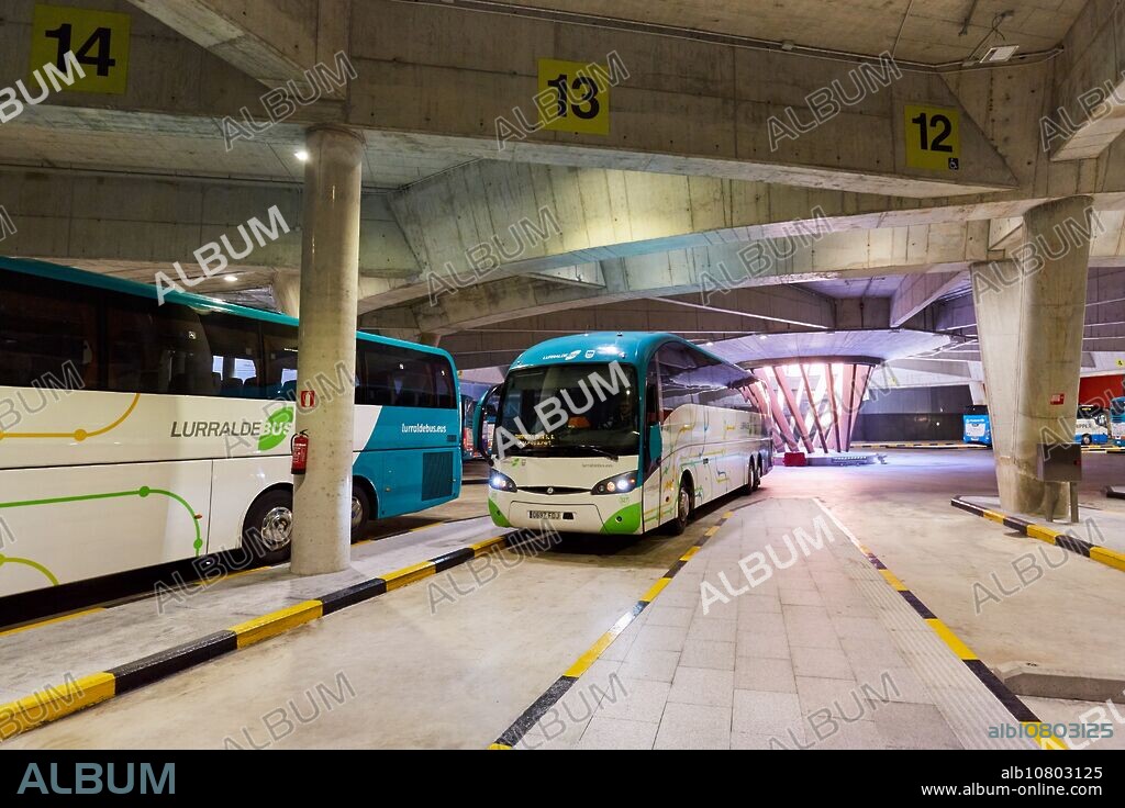 Bus station. Donostia. San Sebastian. Gipuzkoa . Basque Country. Spain. Europe.