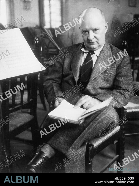 Hindemith, Paul Composer, Hanau 16.11.1895 - Frankfurt a. M. 28.12.1963. Photo, c. 1930.