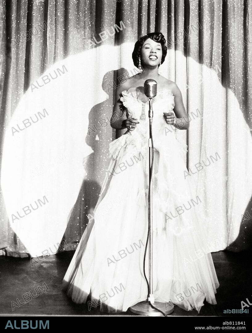 American jazz singer, Sarah Vaughan.
