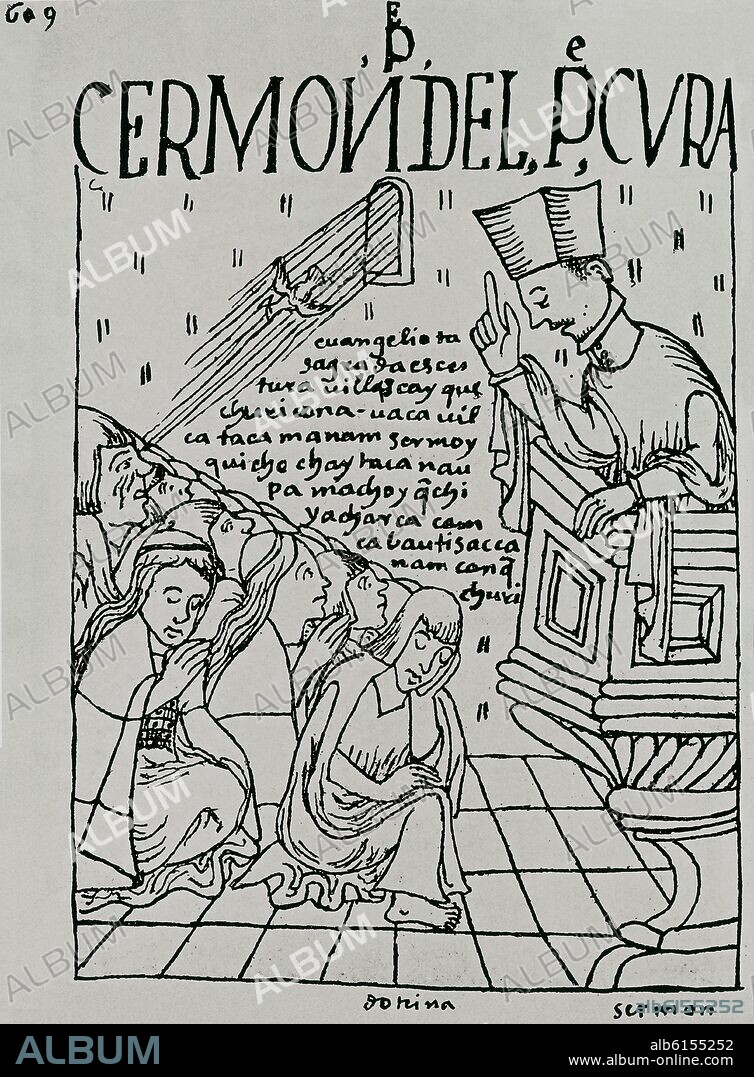 FELIPE GUAMAN POMA DE AYALA (1535-1617). NUEVA CRONICA BUEN GOBIERNO - SERMON DEL CURA - (1535/1617).