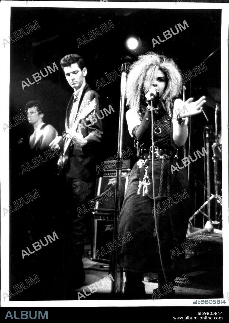 June 1983. Alaska and Dinarama, group composed of Alaska, Nacho Canut and Carlos Berlanga.