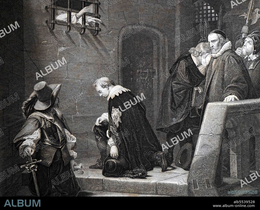 Execution of Henry Stafford, 1st Baron Stafford (1501 – 30 April 1563), English nobleman. After the execution for treason in 1521 and posthumous attainder of his father Edward Stafford, 3rd Duke of Buckingham, with the forfeiture of all the family's estates and titles.
