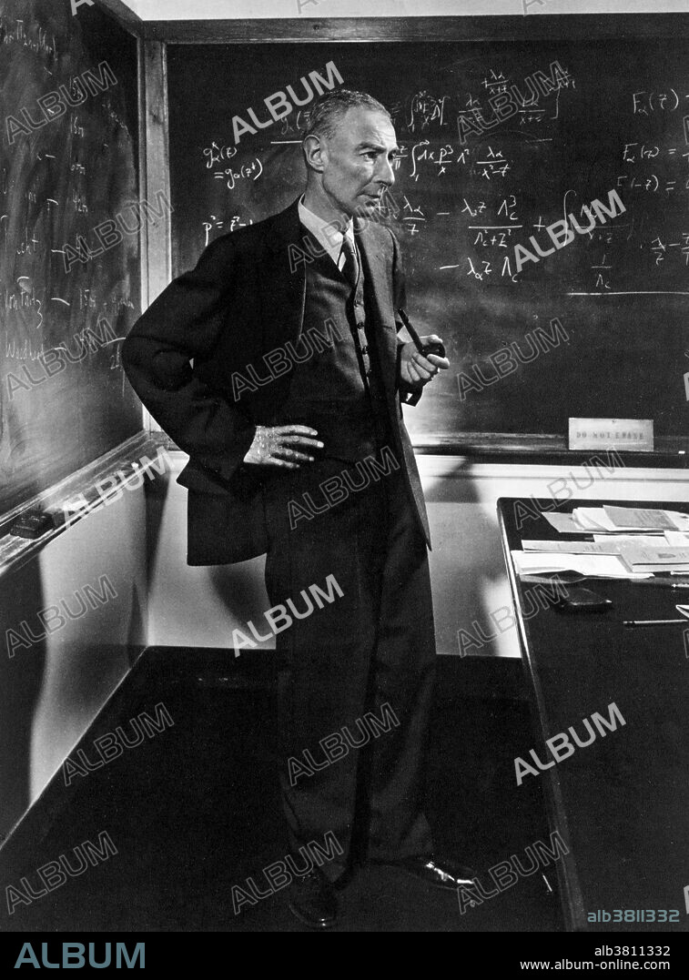 Julius Robert Oppenheimer (April 22, 1904 - February 18, 1967) was an American theoretical physicist. Along with Enrico Fermi, he is often called the "father of the atomic bomb" for his role in the Manhattan Project, the WWII project that developed the first nuclear weapons. The first atomic bomb was detonated on July 16, 1945, in the Trinity test in New Mexico; Oppenheimer remarked that it brought to mind words from the Bhagavad Gita: "Now, I am become Death, the destroyer of worlds". His notable achievements in physics include the Born-Oppenheimer approximation for molecular wave functions, work on the theory of electrons and positrons, the Oppenheimer-Phillips process in nuclear fusion, and the first prediction of quantum tunneling. He also made contributions to the modern theory of neutron stars and black holes, quantum mechanics, quantum field theory, and the interactions of cosmic rays. After WWII, he became director of the Institute for Advanced Study in Princeton. A chain smoker since early adulthood, Oppenheimer was diagnosed with throat cancer in late 1965 and, after inconclusive surgery, underwent unsuccessful radiation treatment and chemotherapy late in 1966. He fell into a coma and died in 1967 at the age of 62.