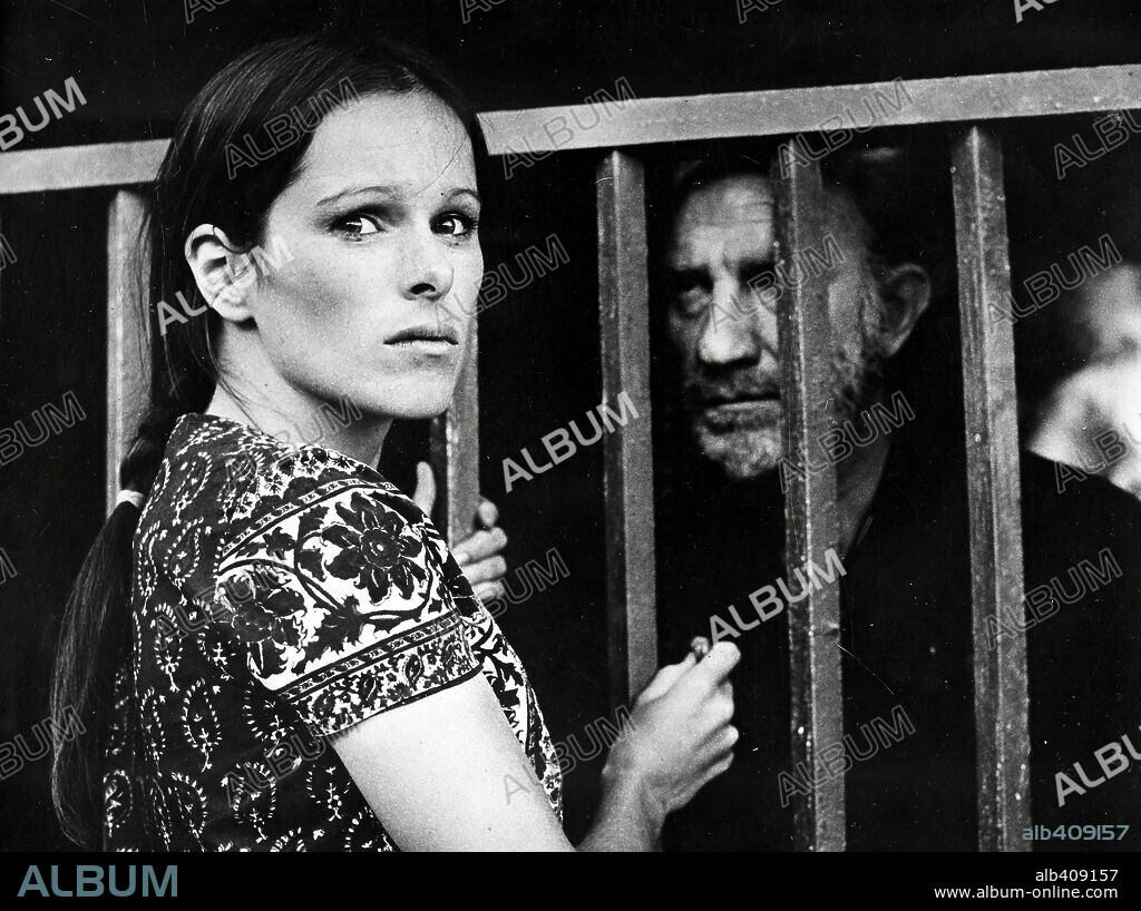 FERNANDO FERNAN GOMEZ and GERALDINE CHAPLIN in ANNA AND THE WOLVES, 1973 (ANA Y LOS LOBOS), directed by CARLOS SAURA. Copyright ELIAS QUEREJETA, P.C.