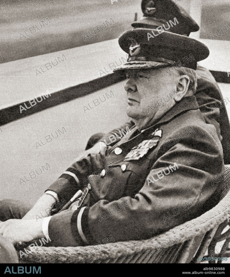 Winston Churchill, seen here whilst serving as a lieutenant in the 4th Queen's Own Hussars. Sir Winston Leonard Spencer-Churchill, 1874 1965. British politician, army officer, writer and twice Prime Minister of the United Kingdom.