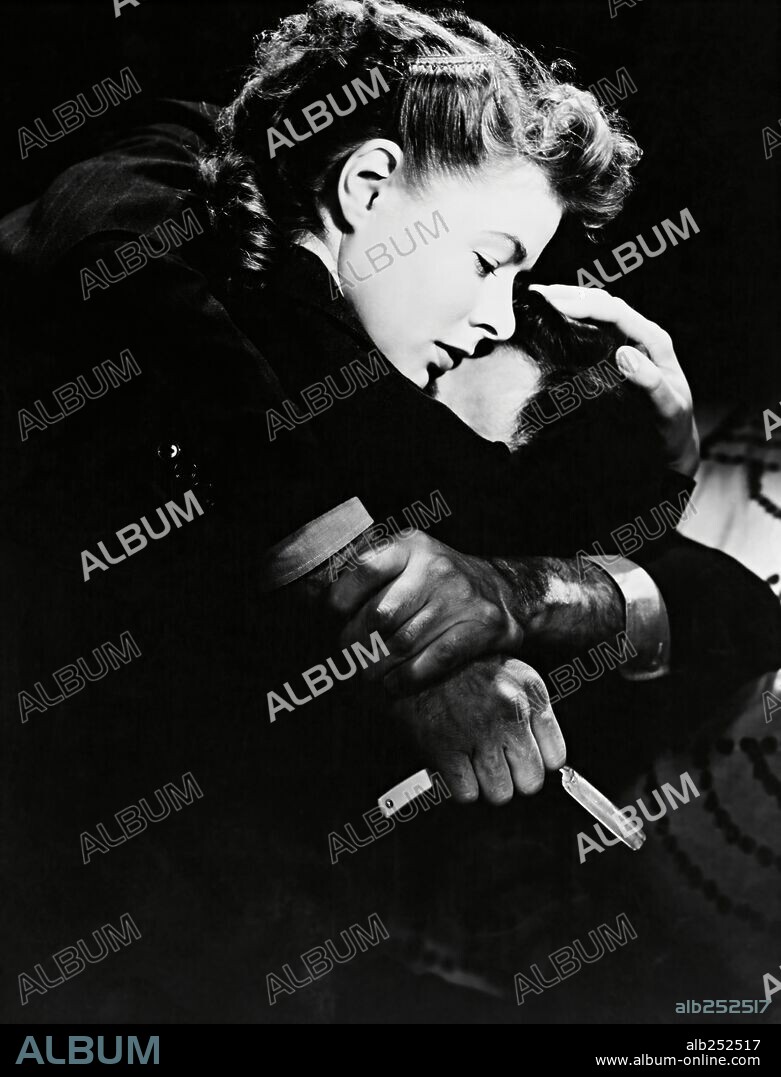 GREGORY PECK y INGRID BERGMAN en RECUERDA, 1945 (SPELLBOUND), dirigida por ALFRED HITCHCOCK. Copyright Selznick International Pictures/Vanguard Films.