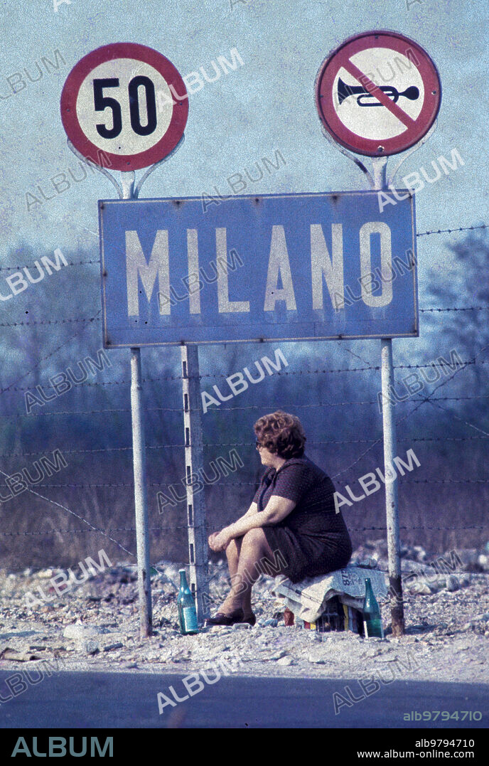 prostitute, milan, 70's.