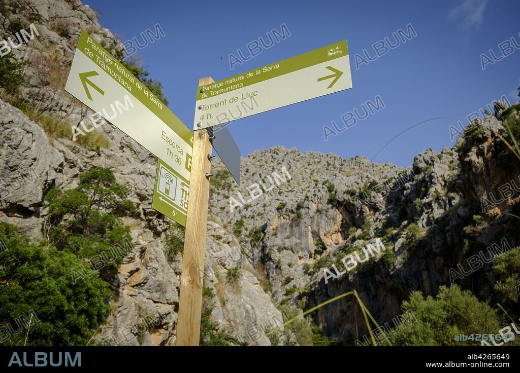 Torrente de Pareis, Escorca, Paraje natural de la Serra de Tramuntana, Mallorca, balearic islands, Spain.