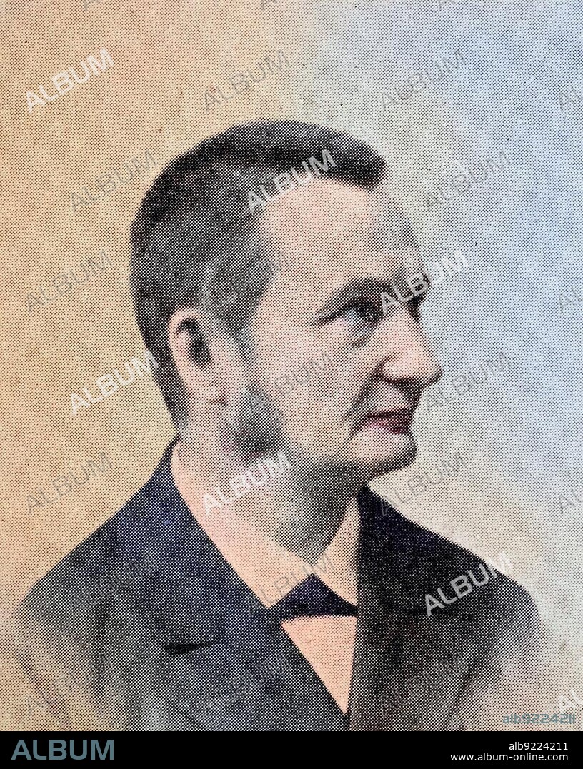 Otto Benndorf (13 September 1838) (2 January 1907) was a German classical archaeologist and the founder of the Austrian Archaeological Institute, Historical, digitally restored reproduction from a 19th century original.