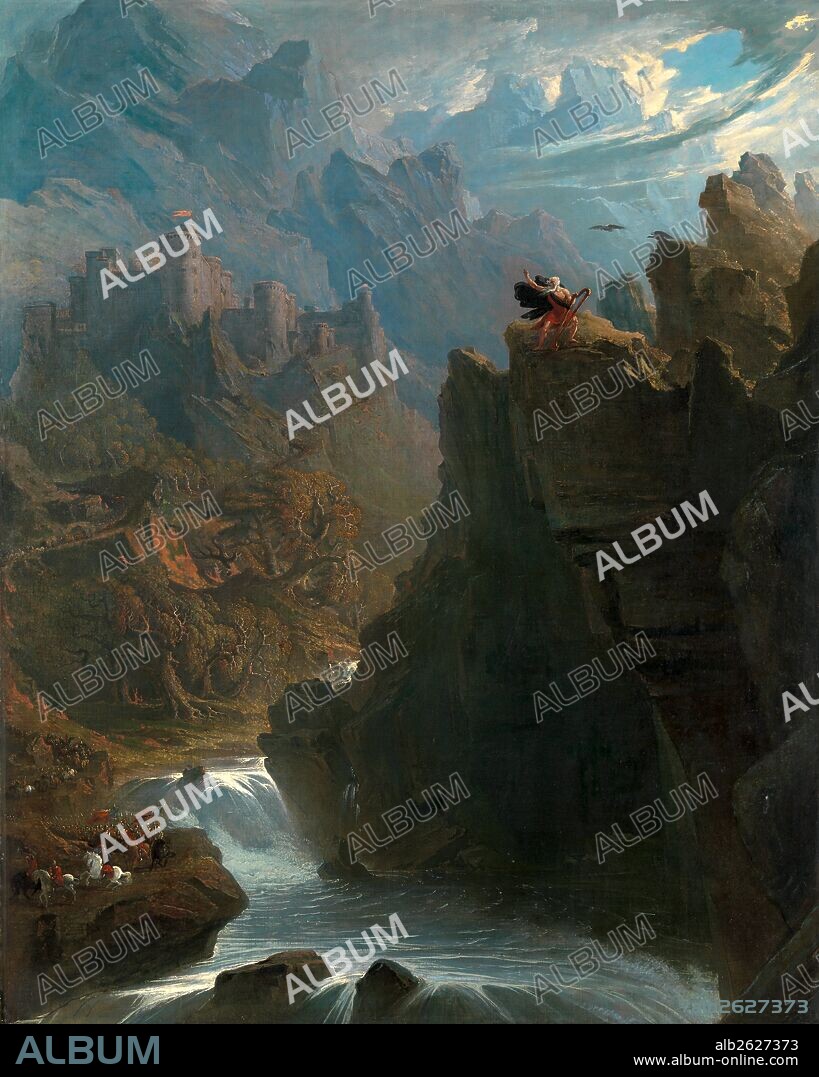 The Bard, John Martin, 1789-1854, British.