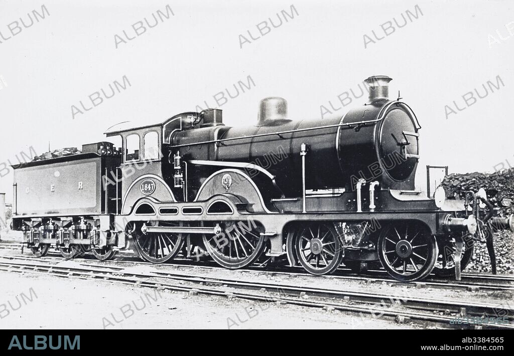 Locomotive no 1847: 4-4-0.